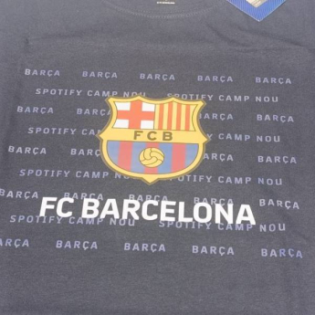 FC Barcelona férfi póló Emblem marino