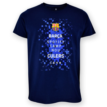 FC Barcelona gyerek póló Logos navy