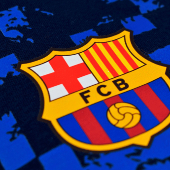 FC Barcelona férfi póló Logos navy