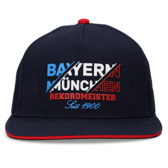 Bayern München baseball flat sapka Rekordmeister navy