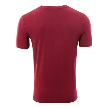 Bayern Leverkusen férfi póló Logo burgundy