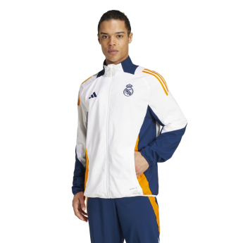 Real Madrid férfi futball kabát Presentation white
