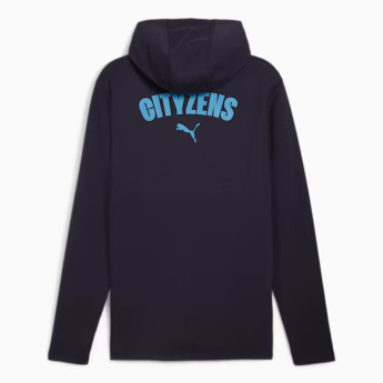 Manchester City férfi kapucnis pulóver Casuals navy