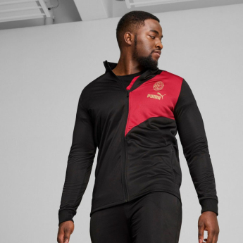 AC Milan férfi futball kabát Track Culture black