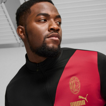 AC Milan férfi futball kabát Track Culture black