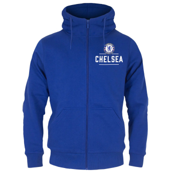 FC Chelsea férfi kapucnis pulóver Zip royal