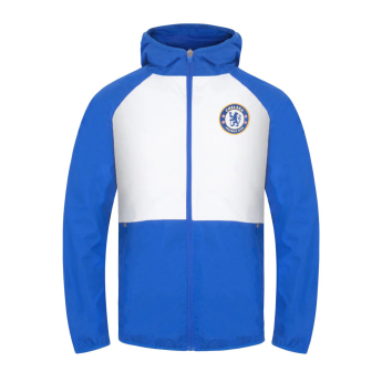 FC Chelsea férfi kapucnis kabát Shower blue white
