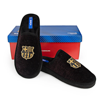 FC Barcelona férfi papucs Black