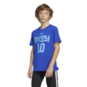 Lionel Messi gyerek póló MESSI Name and number blue
