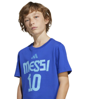 Lionel Messi gyerek póló MESSI Name and number blue