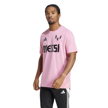 Lionel Messi férfi póló MESSI Name and number pink