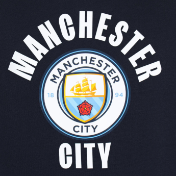 Manchester City gyerek kapucnis pulóver Hoody navy