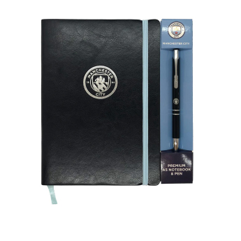 Manchester City golyóstoll és jegyzettömb Premium black
