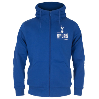 Tottenham férfi kapucnis pulóver Zip marine