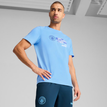 Manchester City férfi póló ftblNRGY blue