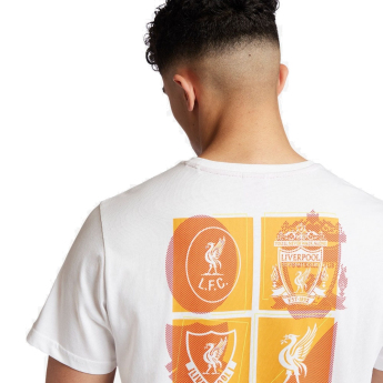FC Liverpool férfi póló Crest Col white