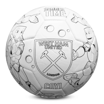 West Ham United futball labda Colour - size 2