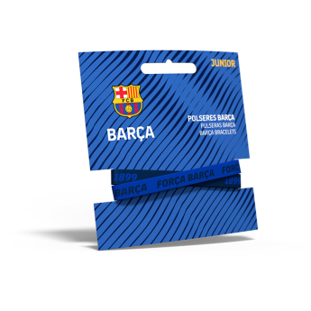 FC Barcelona gyermek gumis karkötő Locked blue