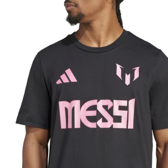 Lionel Messi férfi póló MESSI Name and number black