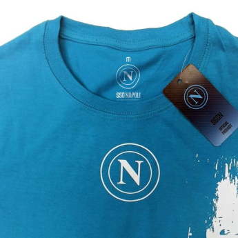 SSC Napoli férfi póló Stripe blue