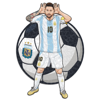 Labdarúgó válogatott fa puzzle Argentina Messi 270 pcs