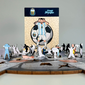 Labdarúgó válogatott fa puzzle Argentina Messi 270 pcs