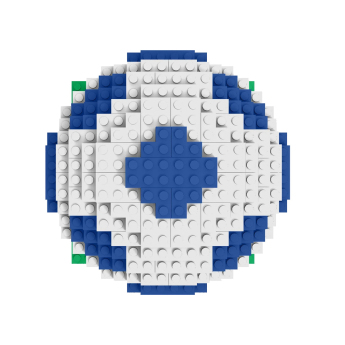 FC Chelsea építőkockák Soccer Ball 261 pcs