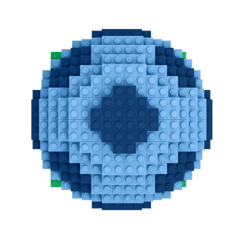 Manchester City építőkockák Soccer Ball 261 pcs