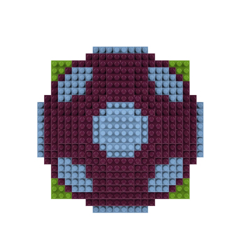 Aston Villa építőkockák Soccer Ball 687 pcs