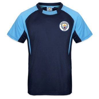 Manchester City gyerek futball mez Navy Haaland