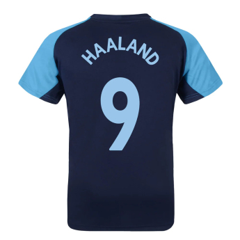 Manchester City gyerek futball mez Navy Haaland