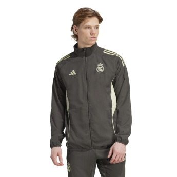 Real Madrid férfi kabát presentation grey