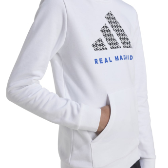 Real Madrid gyerek kapucnis pulóver Hoody white