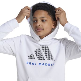 Real Madrid gyerek kapucnis pulóver Hoody white