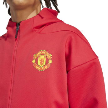 Manchester United férfi kapucnis kabát Z.N.E. red