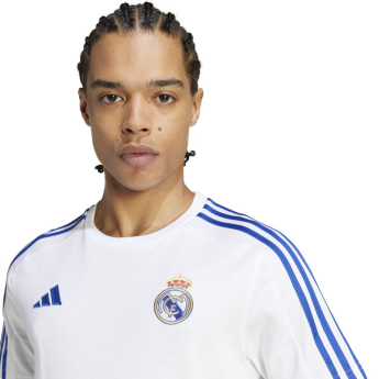 Real Madrid férfi póló DNA Tee white