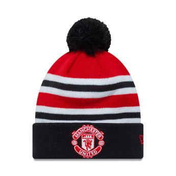 Manchester United téli sapka Knit Bobble Stripe