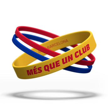 FC Barcelona gyermek gumis karkötő Locked yellow
