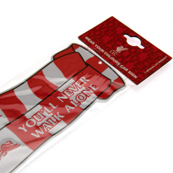FC Liverpool pléh tábla scarf small