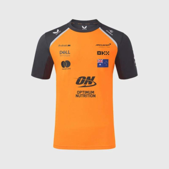 Mclaren Honda férfi póló Oscar Piastri official Teamline Replica orange F1 Team 2025