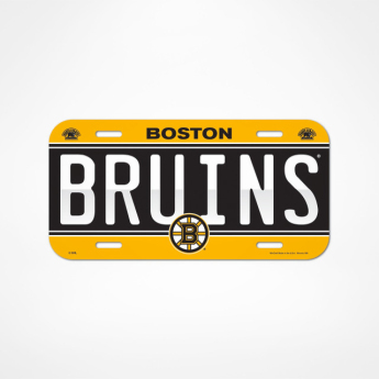 Boston Bruins fali tábla License Plate Banner