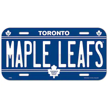 Toronto Maple Leafs fali tábla License Plate Banner