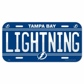 Tampa Bay Lightning fali tábla License Plate Banner