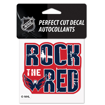 Washington Capitals matrica Perfect Cut Decal SLOGAN