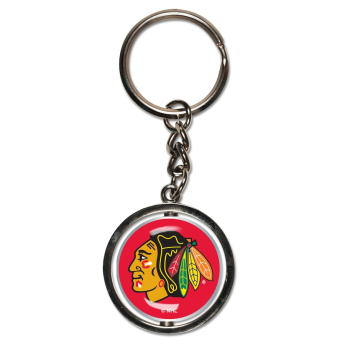 Chicago Blackhawks kulcstartó Spinner Key Ring