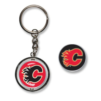 Calgary Flames kulcstartó Spinner Key Ring