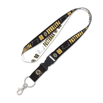 Boston Bruins nyakú kulcstartó David Pastrnak #88 WinCraft