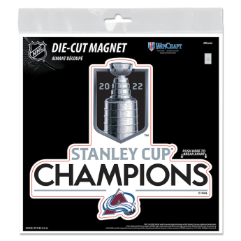 Colorado Avalanche mágnes 2022 Stanley Cup Champions Indoor/Outdoor Trophy