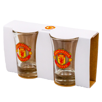 Manchester United féldecis pohár 2pk Shot Glass Set