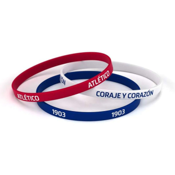 Atletico Madrid gumi karkötő 3pack Tricolor
